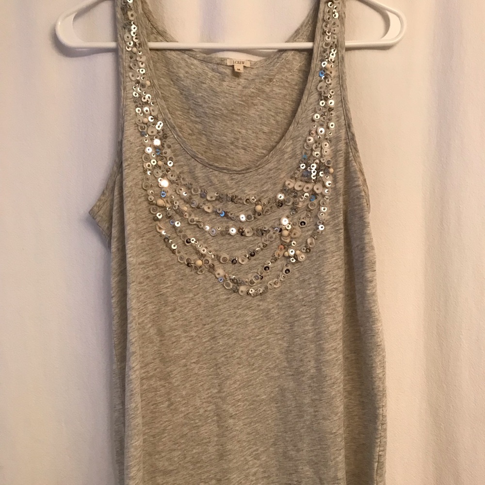 J. Crew Sequins Tank